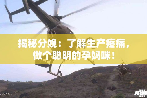 揭秘分娩：了解生产疼痛，做个聪明的孕妈咪！