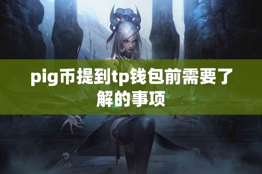 pig币提到tp钱包前需要了解的事项