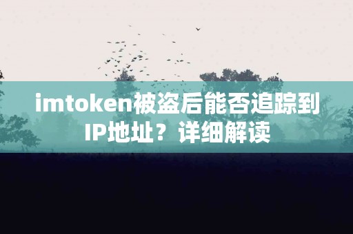 imtoken被盗后能否追踪到IP地址？详细解读