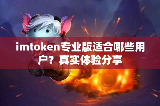 imtoken专业版适合哪些用户？真实体验分享