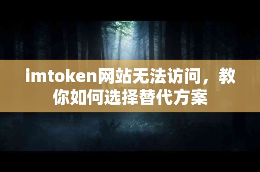 imtoken网站无法访问，教你如何选择替代方案