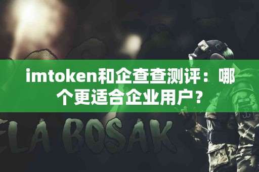 imtoken和企查查测评：哪个更适合企业用户？