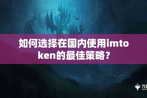 如何选择在国内使用imtoken的最佳策略？