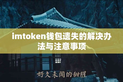 imtoken钱包遗失的解决办法与注意事项