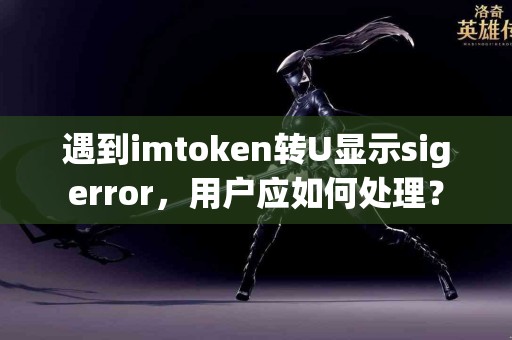 遇到imtoken转U显示sigerror，用户应如何处理？