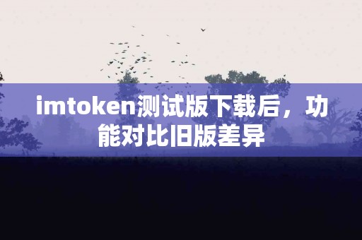 imtoken测试版下载后，功能对比旧版差异